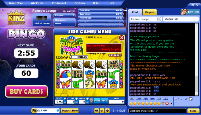 King jackpot uk