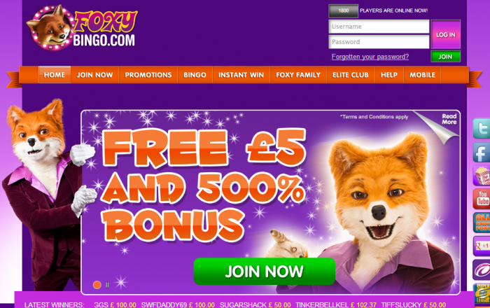 Foxy games slots bonus