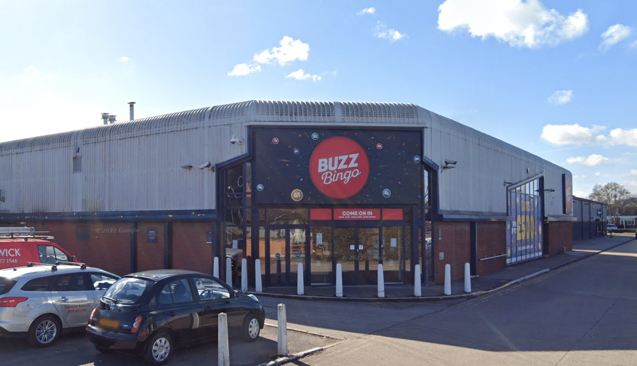 Exterior picture of the Buzz Bingo Hull