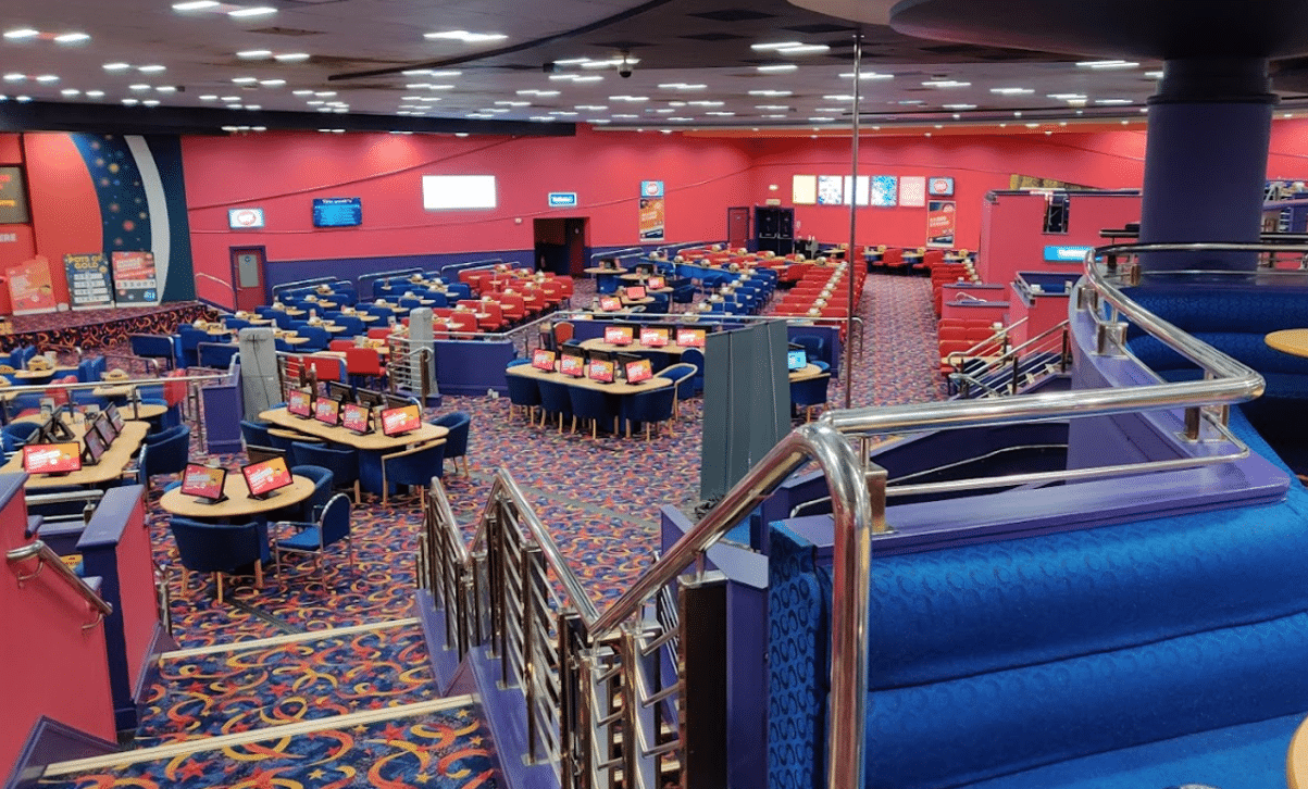 Interior picture of the main bingo hall