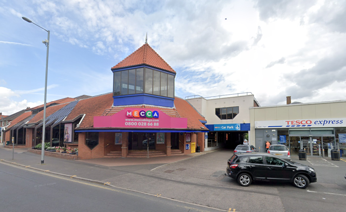 Outside Mecca Bingo Norwich