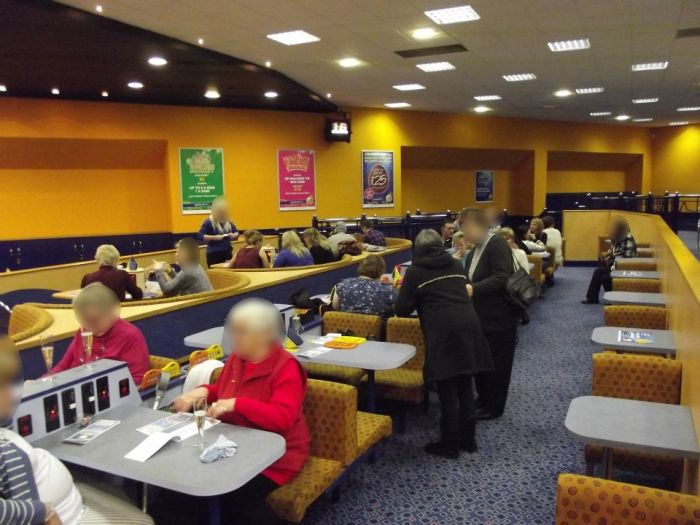 inside the Buzz Hereford bingo hall