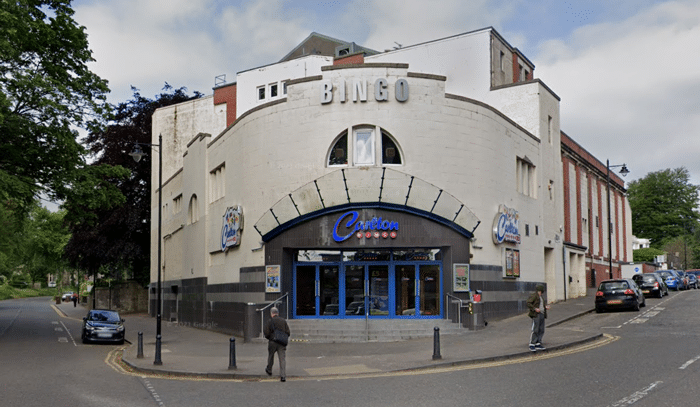 Exterior - The club is housed in an old Cinema