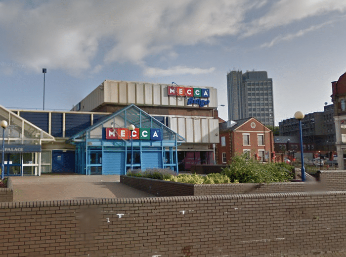 Outside Mecca Bingo Oldham