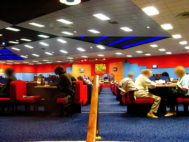 Inside the Brighton bingo hall interior