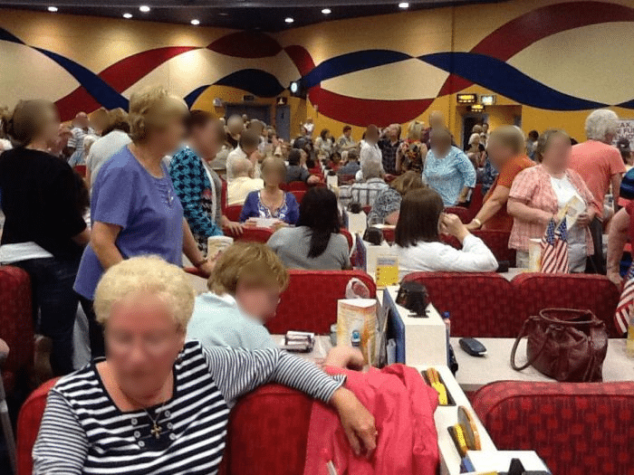 A busy day at the Maidstone bingo hall