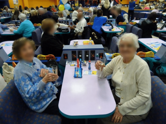 Happy patrons at Gala Wednesbury